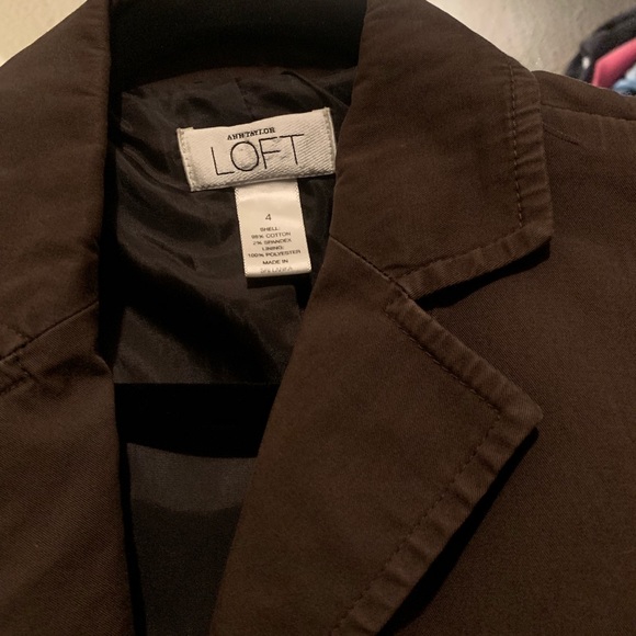 Brown Anne Taylor Loft Blazer - Picture 2 of 3